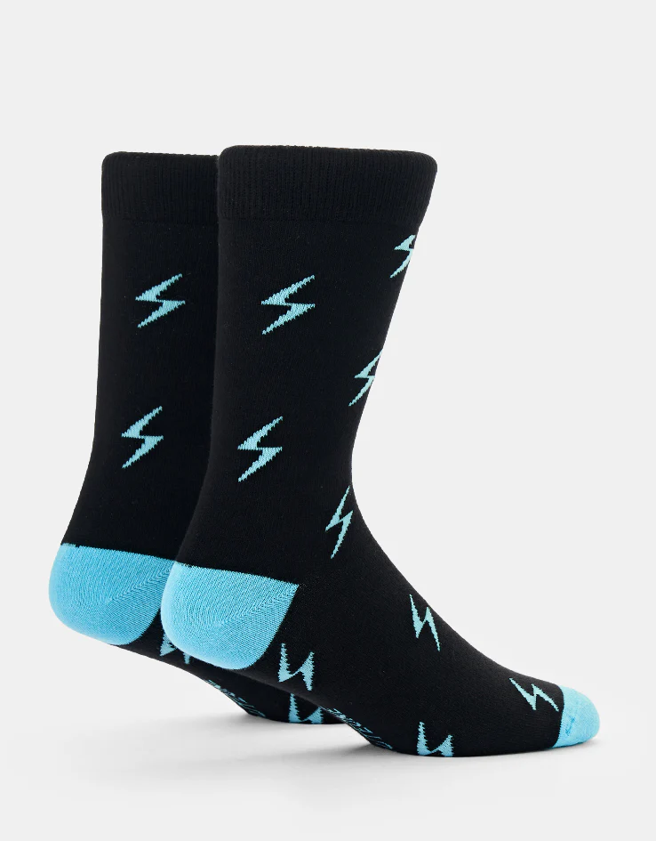 Route One Bolt Socks - Black - Image 3