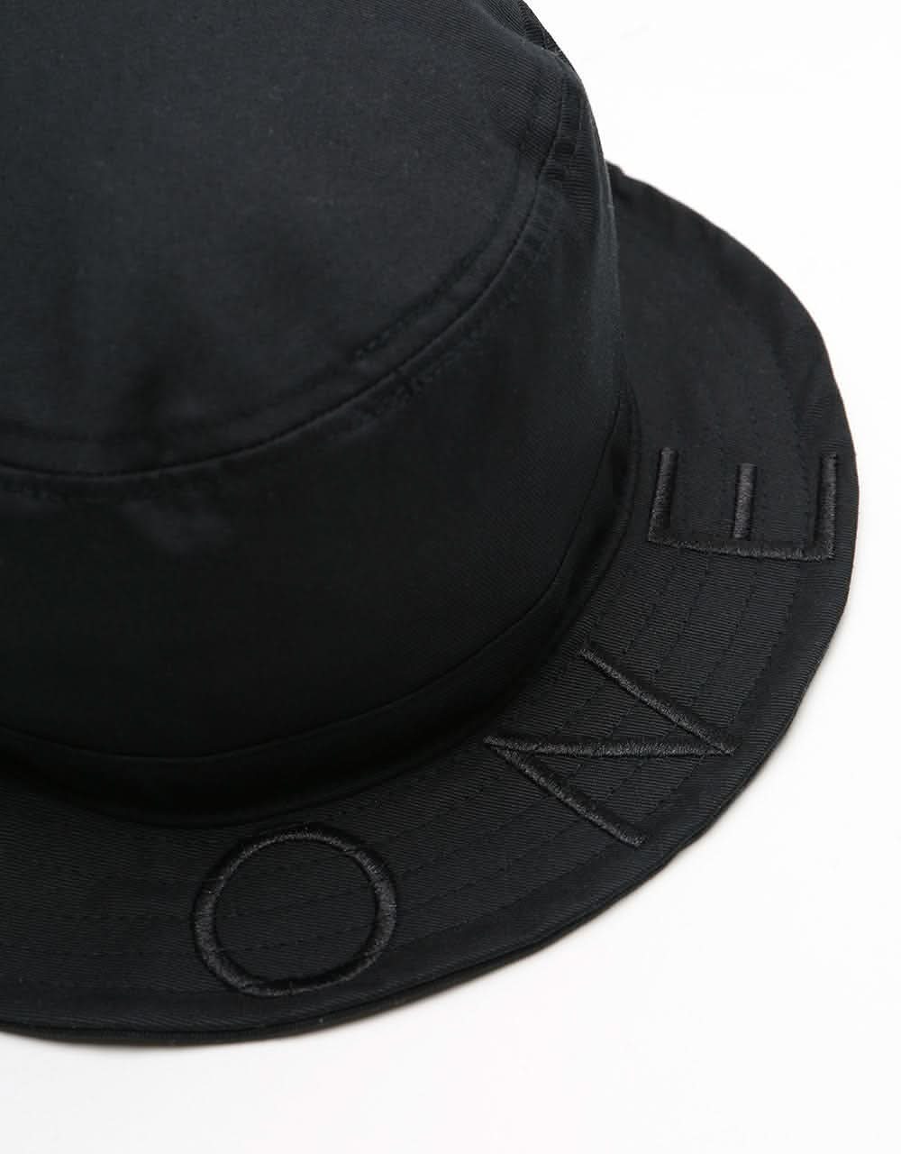 Route One Brimmed Bucket Hat - Black - Image 4