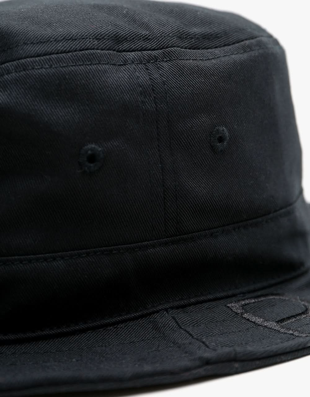 Route One Brimmed Bucket Hat - Black - Image 6