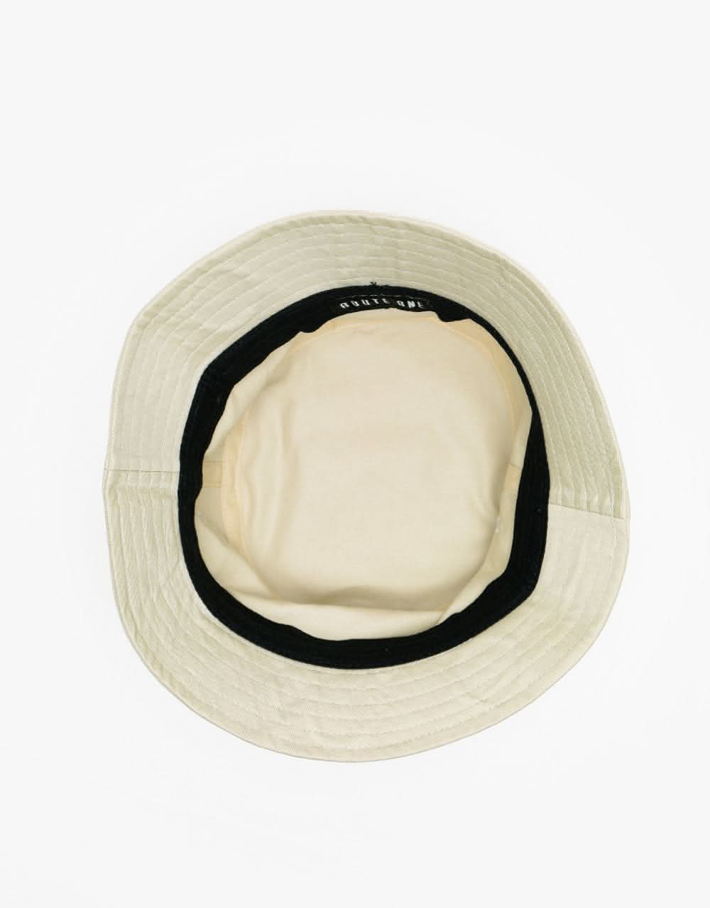 Route One Brimmed Bucket Hat - Stone - Image 6