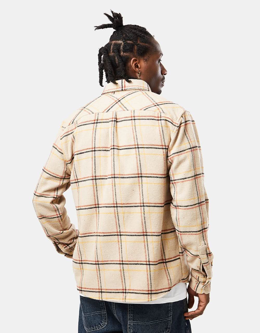 Route One Brockway Flannel Shirt - Sand - Image 4