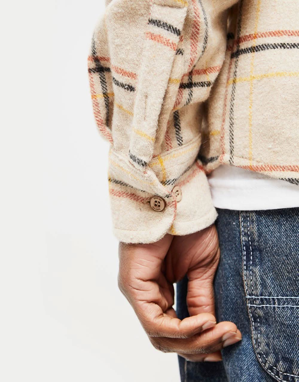 Route One Brockway Flannel Shirt - Sand - Image 5