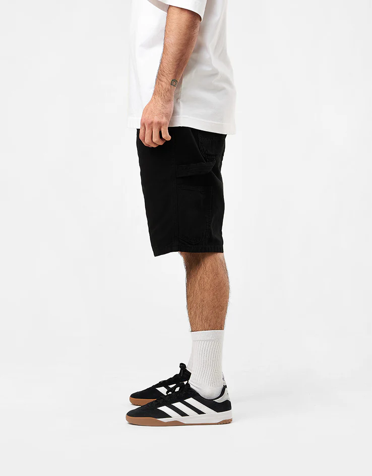 Route One Canvas Carpenter Shorts - Washed Black - Image 2