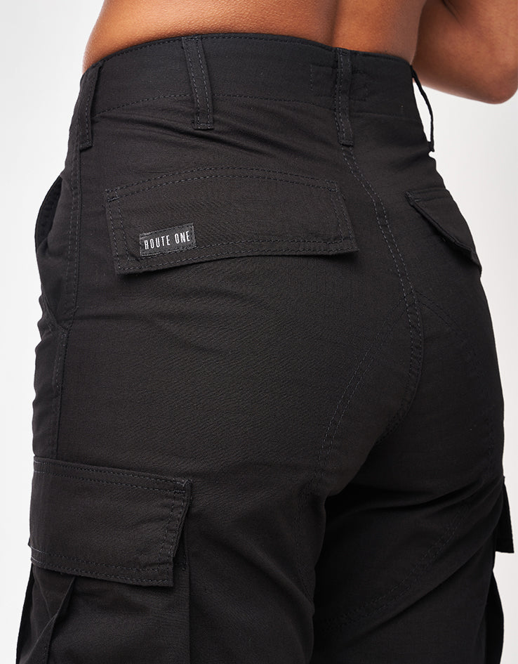 Route One Cargo Pants - Black - Image 12