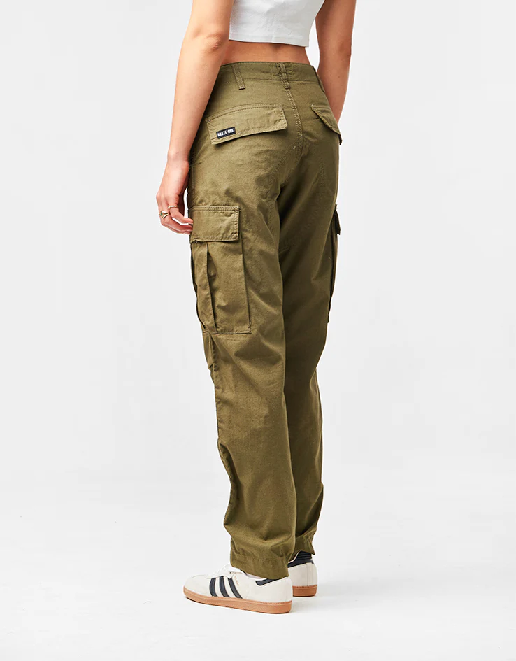 Route One Cargo Pants - Olive - Image 9