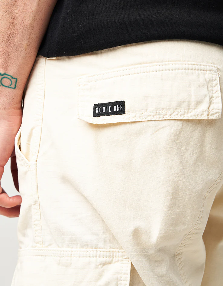 Route One Cargo Pants - Stone - Image 6