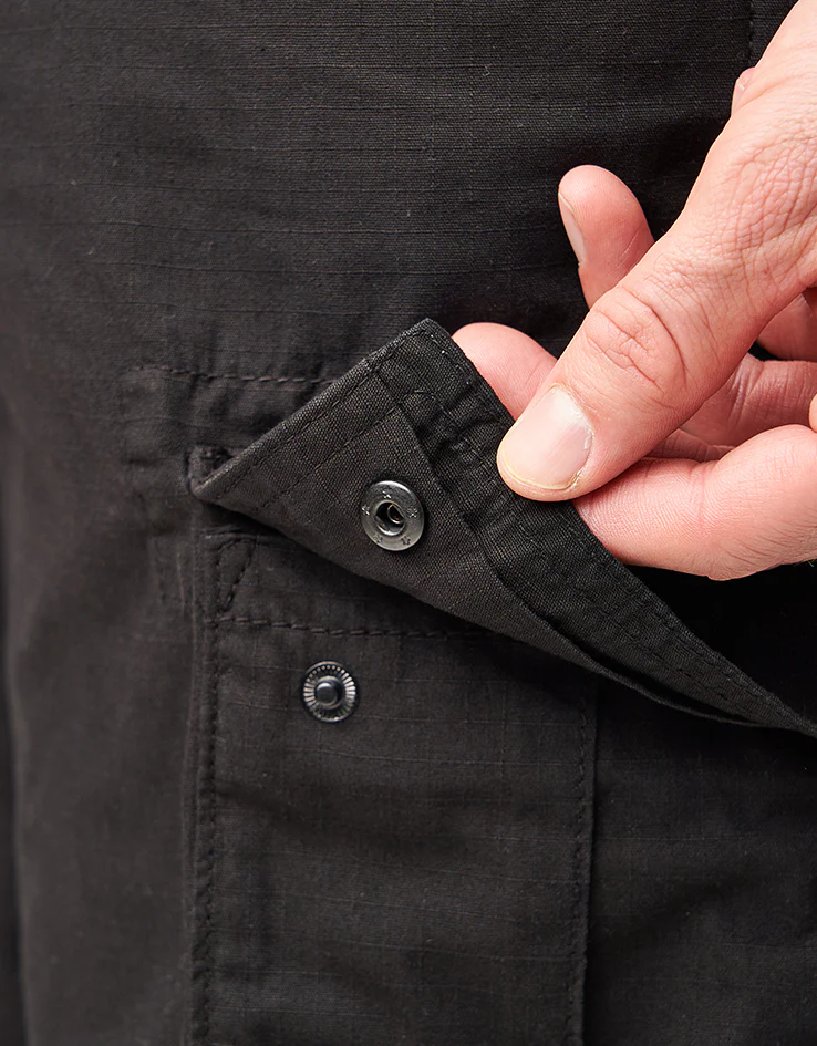 Route One Cargo Shorts - Black - Image 8