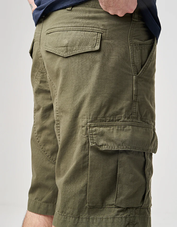 Route One Cargo Shorts - Olive - Image 5