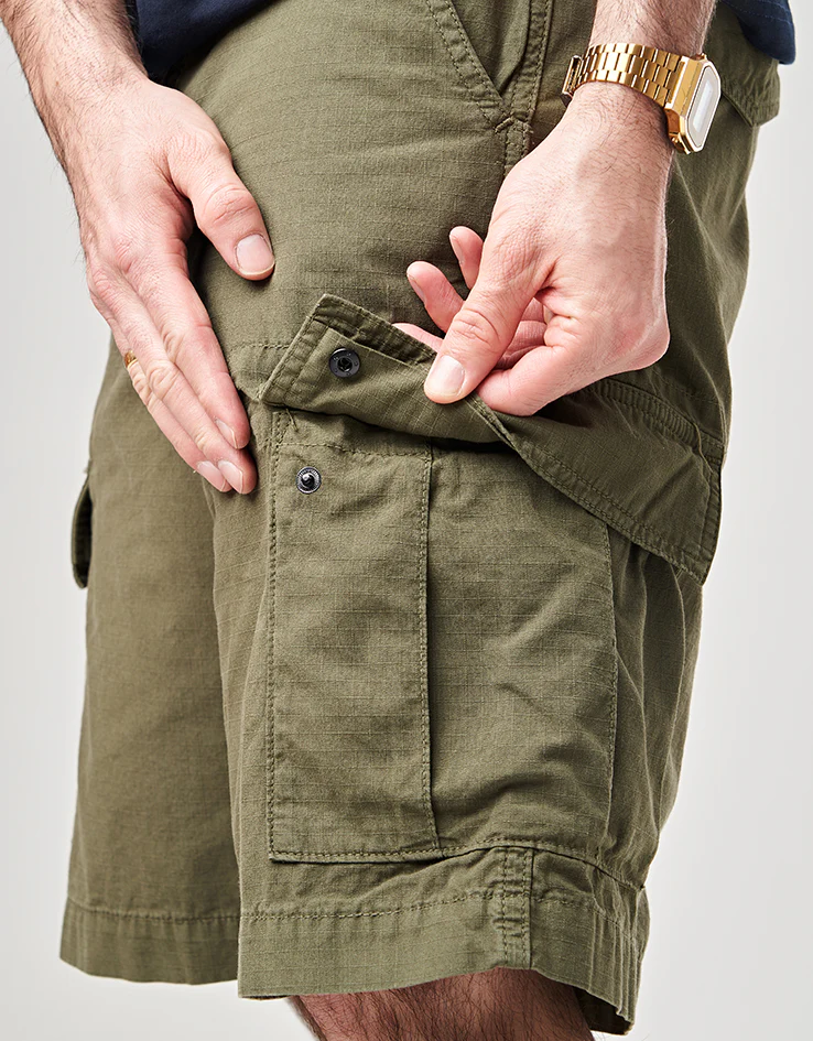 Route One Cargo Shorts - Olive - Image 8