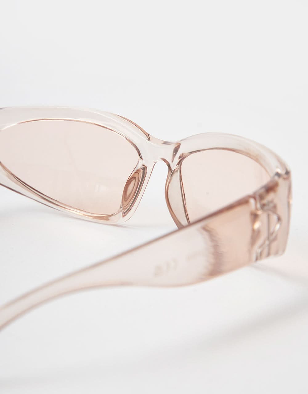 Route One Cell Sunglasses - Clear Pink/Pink Lens - Image 4