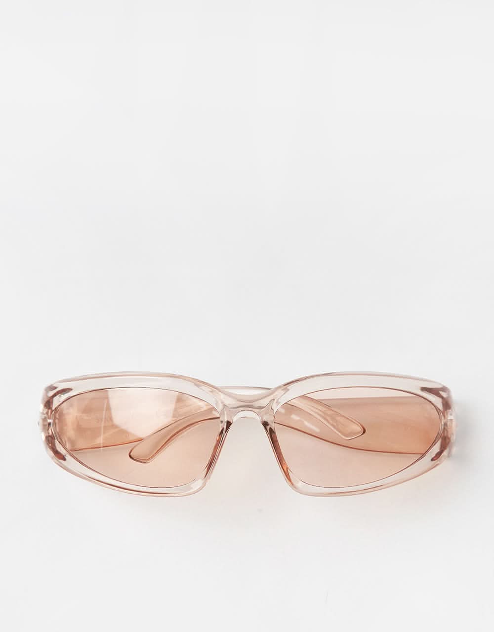 Route One Cell Sunglasses - Clear Pink/Pink Lens - Image 5