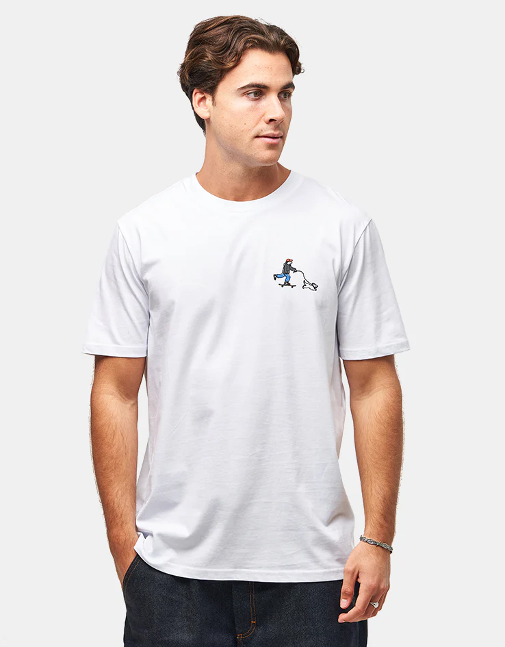 Route One Champ Organic T-Shirt - White - Image 2