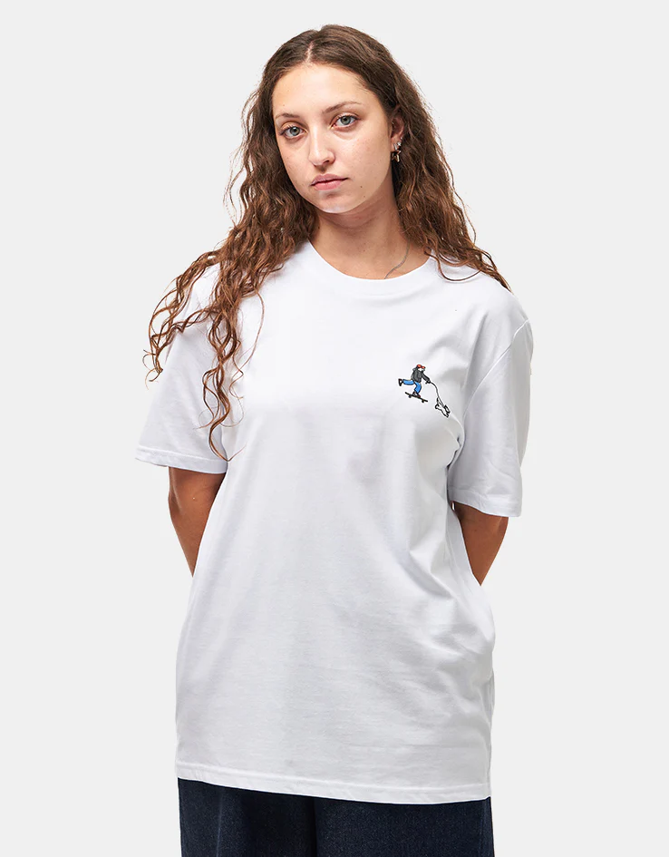 Route One Champ Organic T-Shirt - White - Image 7
