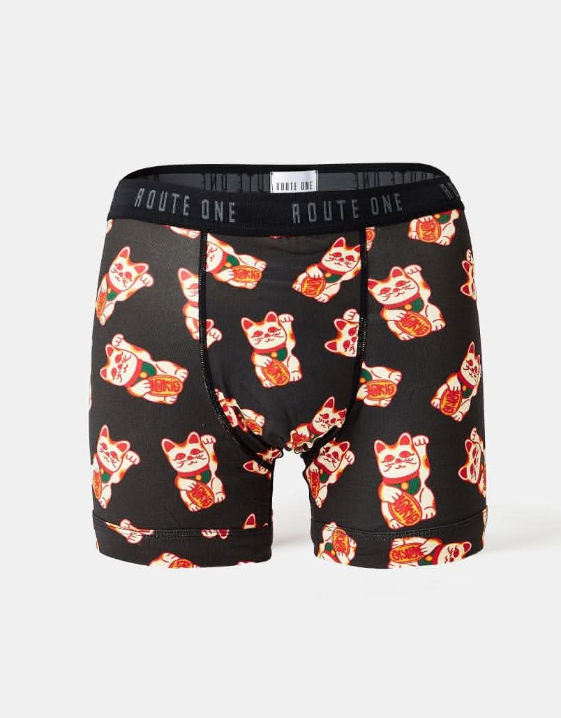 Route One Classic Boxer Shorts 2 Pack - Lucky Cat/F-It - Image 3