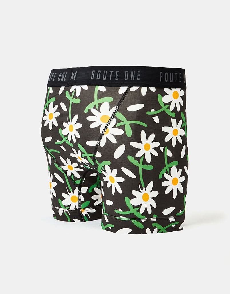 Route One Classic Boxer Shorts 2 Pack - Shrooms/Daisies - Image 2