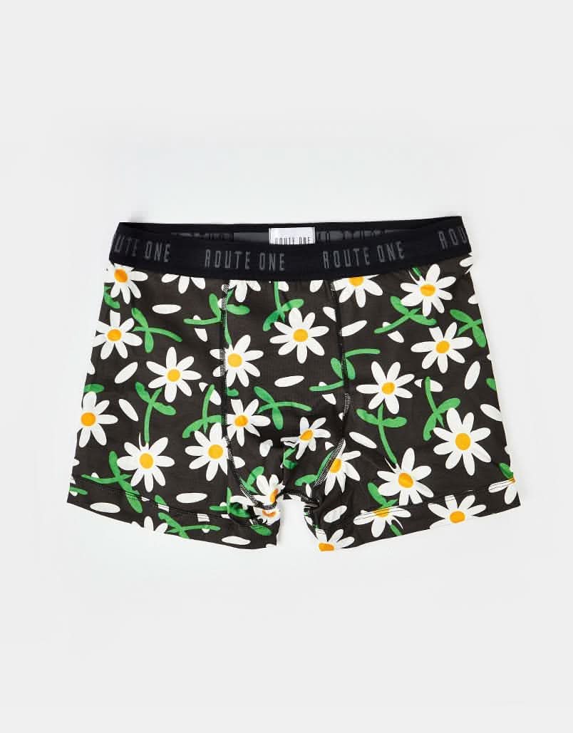 Route One Classic Boxer Shorts 2 Pack - Shrooms/Daisies - Image 4