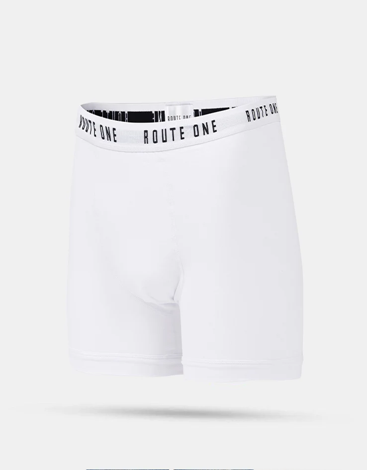 Route One Classic Boxer Shorts 3 Pack - Red/White/Blue - Image 4