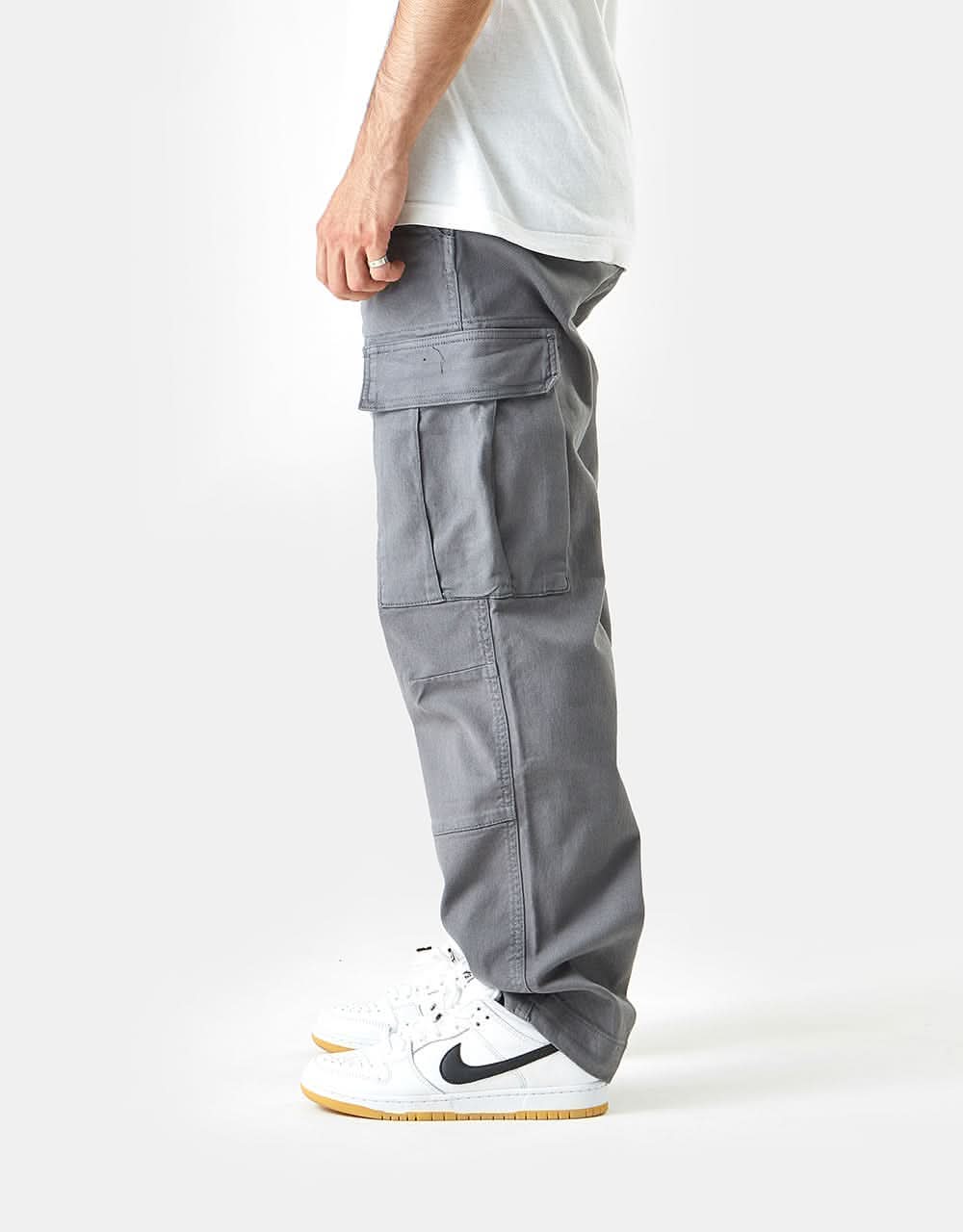 Route One Classic Cargo Pants - Charcoal - Image 5