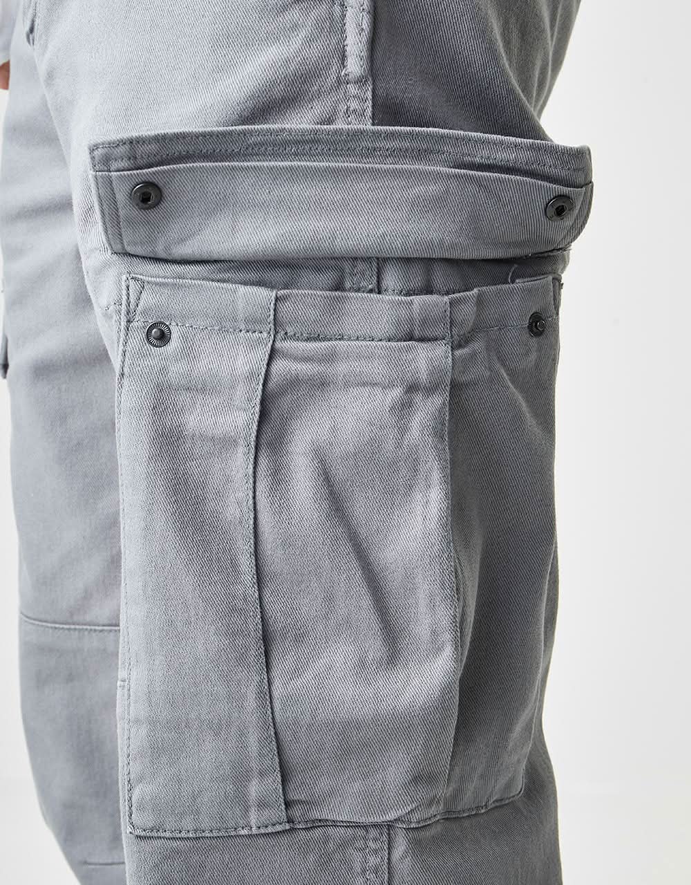 Route One Classic Cargo Pants - Charcoal - Image 7