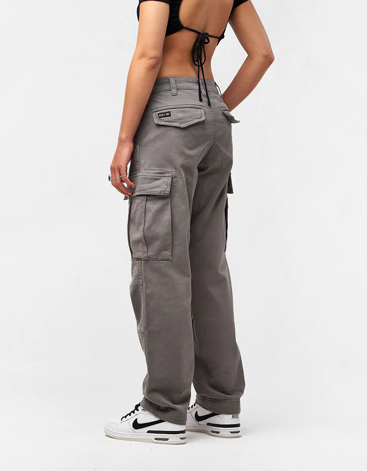 Route One Classic Cargo Pants - Charcoal - Image 9