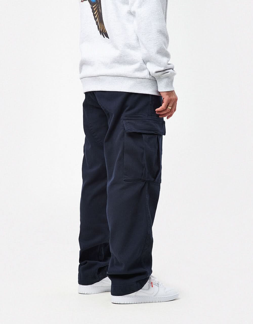 Route One Classic Cargo Pants - Navy - Image 4