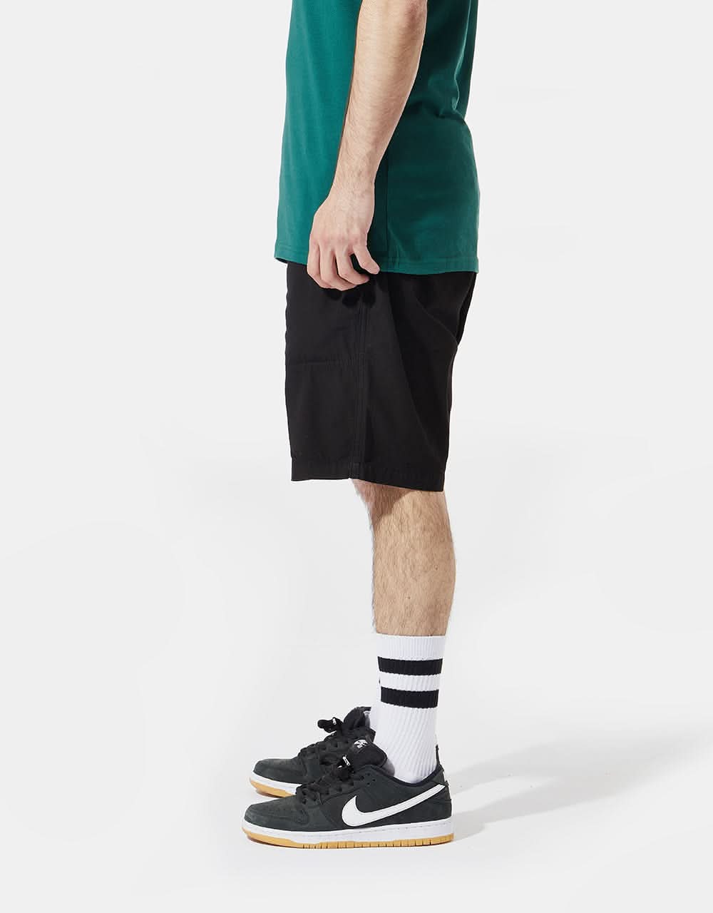 Route One Classic Clip Shorts - Black - Image 3