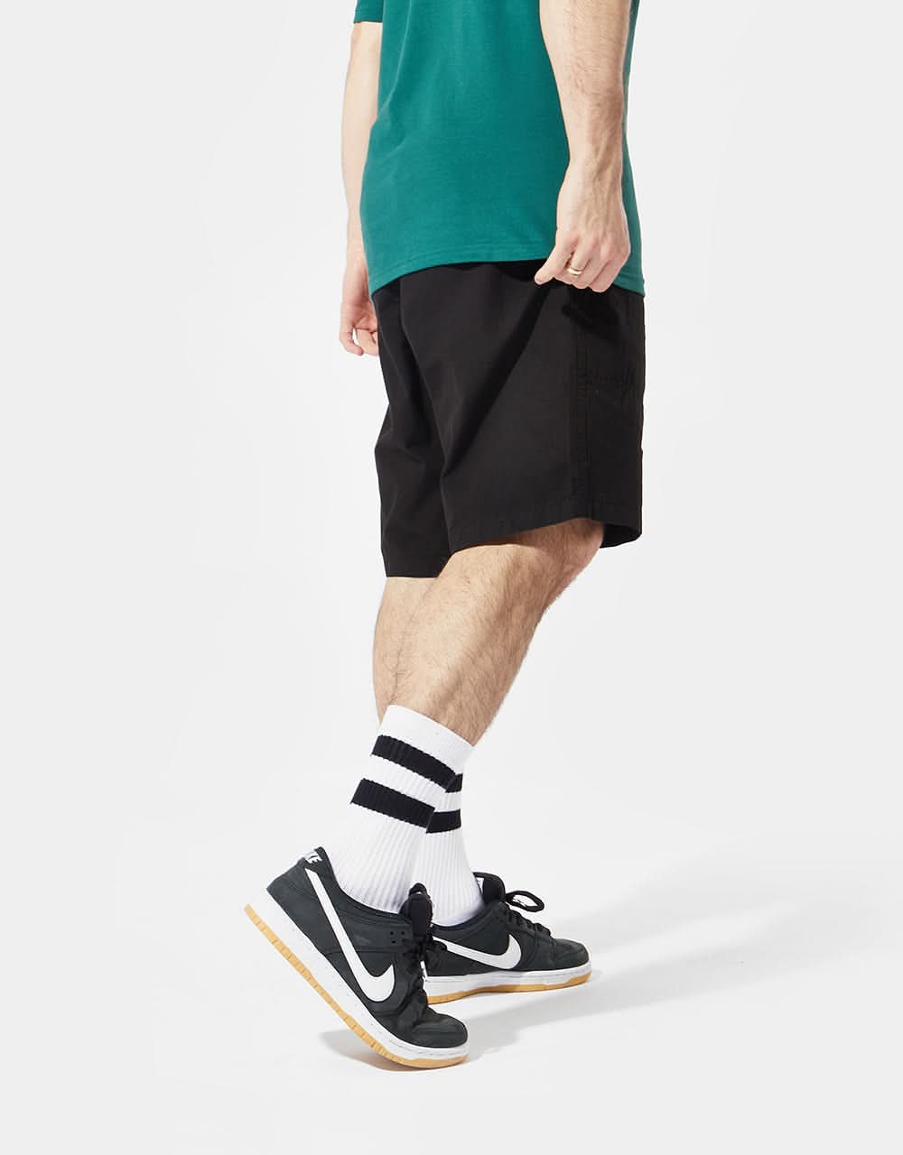 Route One Classic Clip Shorts - Black - Image 5