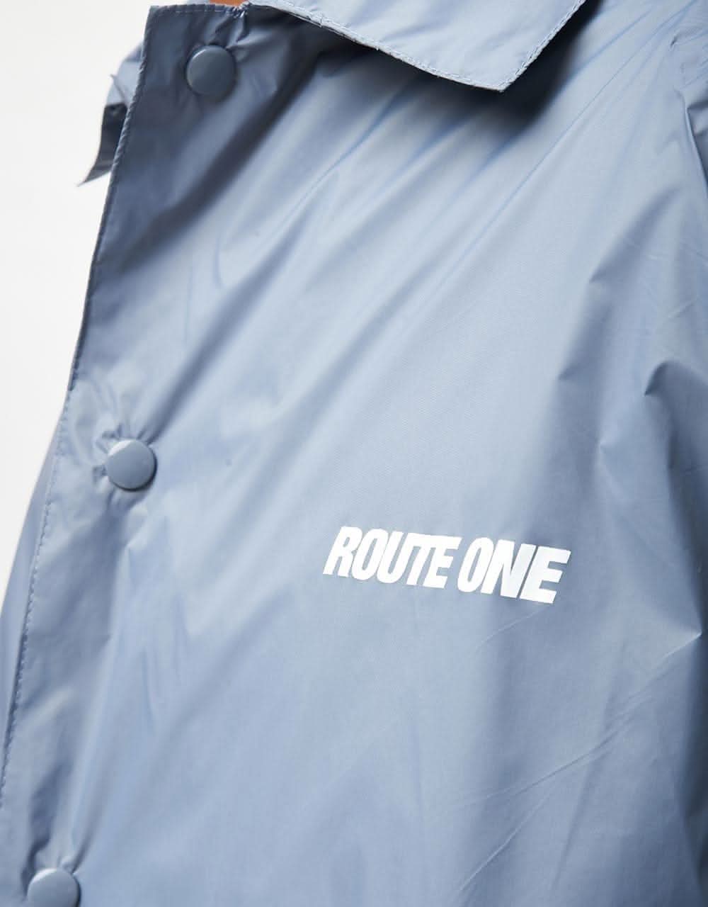 Route One Classic Coach Jacket - Storm Grey - Image 5
