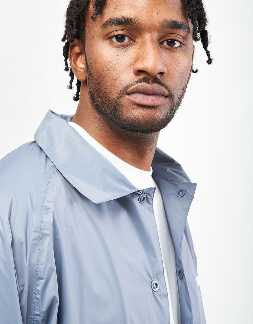 Route One Classic Coach Jacket - Storm Grey - Image 7