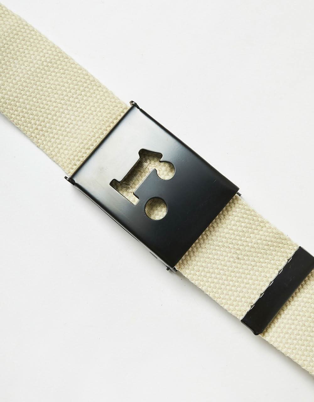 Route One Classic Web Belt - Beige - Image 3