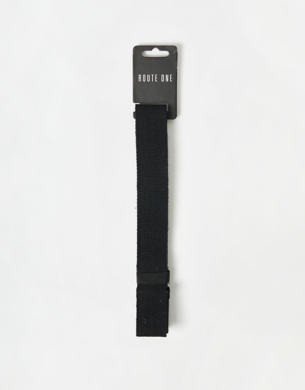 Route One Classic Web Belt - Black - Image 4