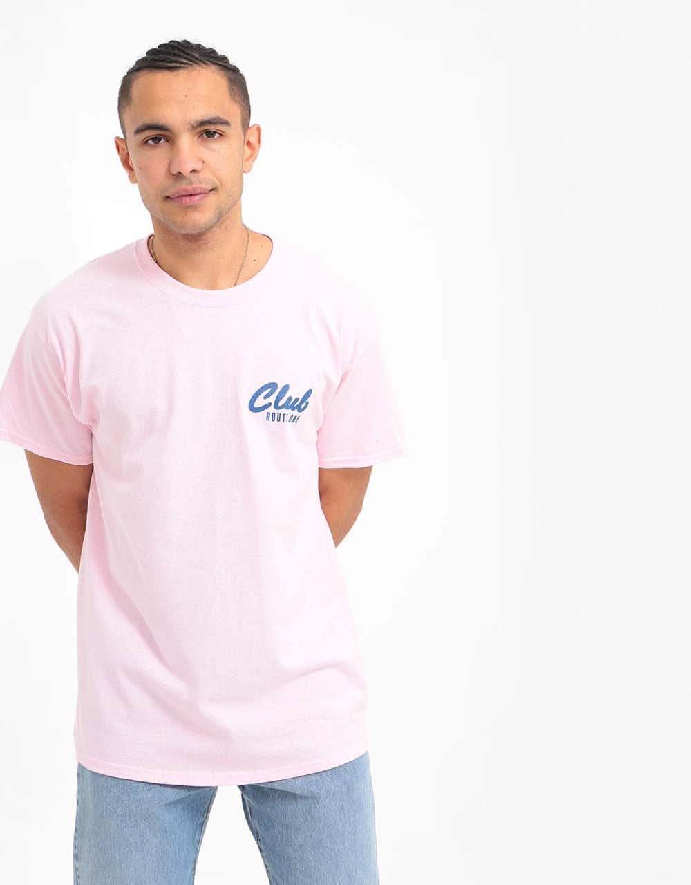 Route One Club T-Shirt - Light Pink - Image 2