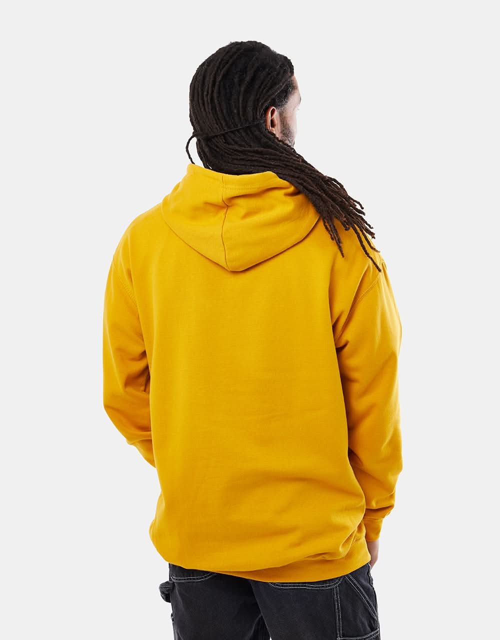 Route One Conjurer Midweight Pullover Hoodie - Mustard - Image 3
