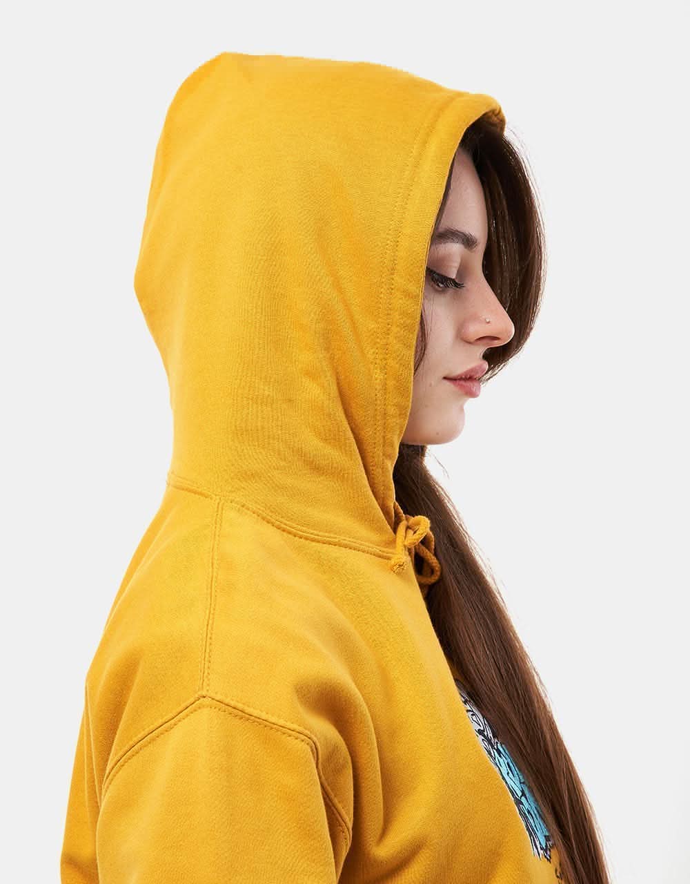 Route One Conjurer Midweight Pullover Hoodie - Mustard - Image 8