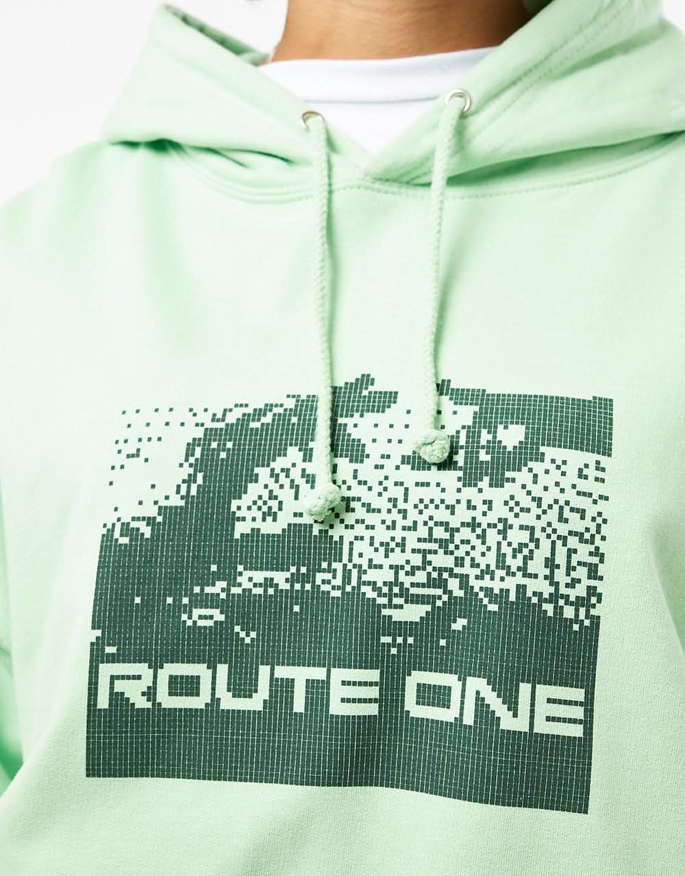 Route One Connecting Midweight Pullover Hoodie - Apple Green - Image 5