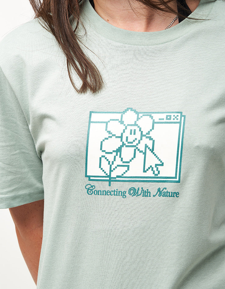 Route One Connecting With Nature Organic T-Shirt - Aloe - Image 6