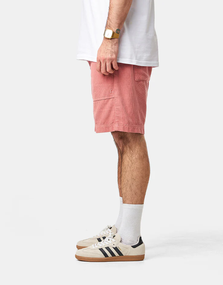 Route One Cord Shorts - Dusty Rose - Image 3
