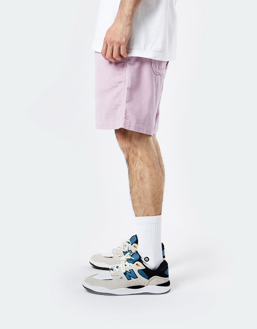 Route One Cord Volley Shorts - Lilac - Image 2