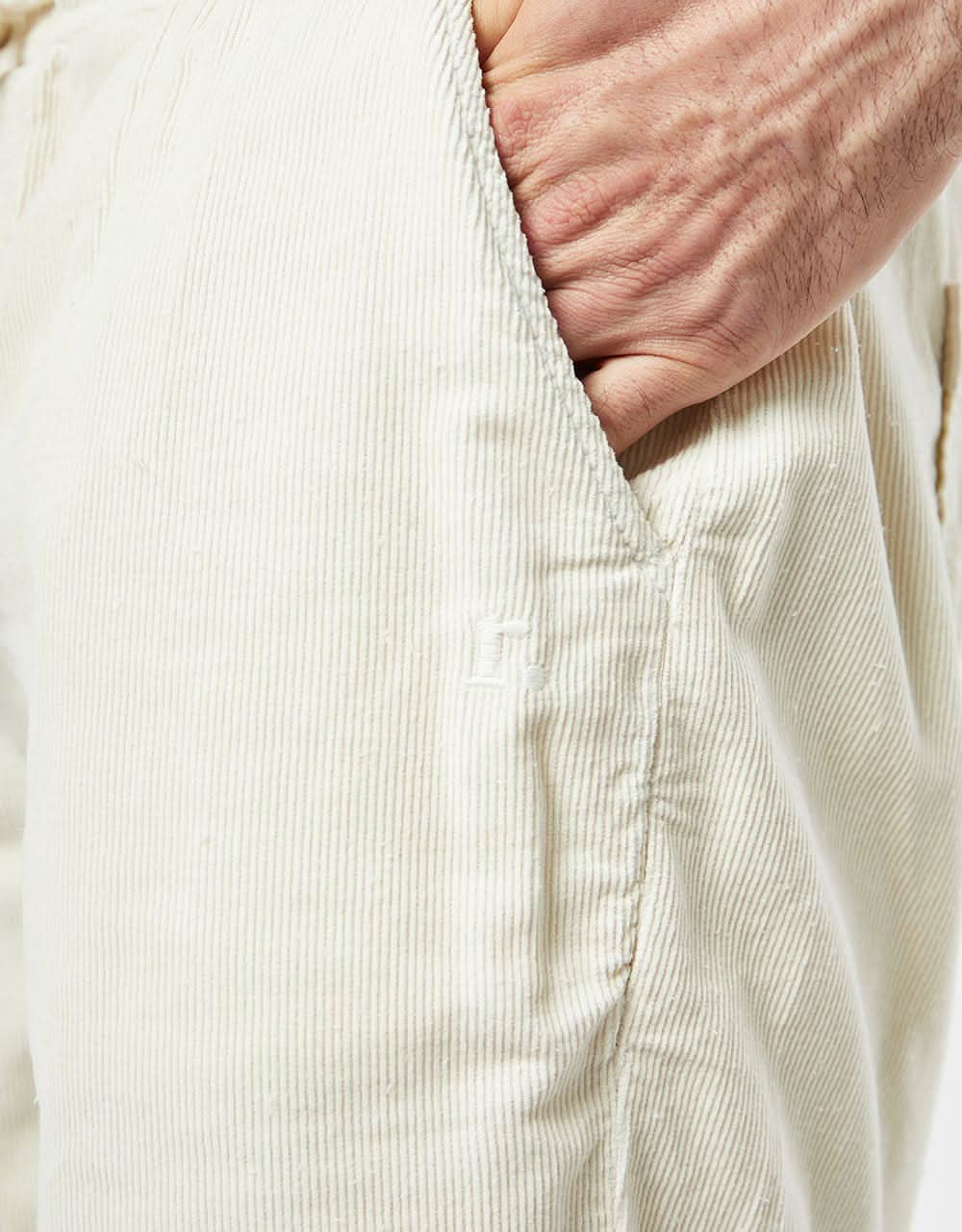 Route One Cord Volley Shorts - Natural - Image 5