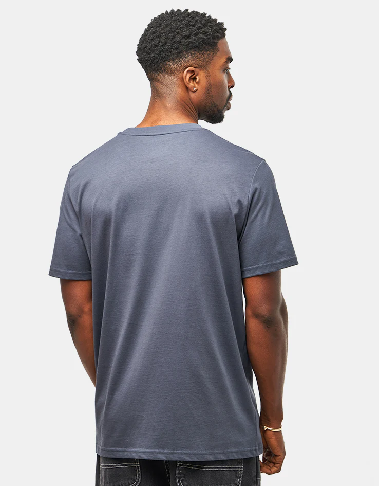Route One Cranium Organic T-Shirt - India Ink - Image 2