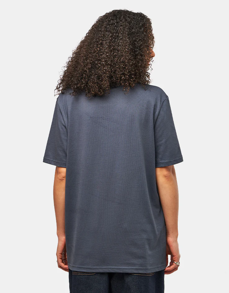 Route One Cranium Organic T-Shirt - India Ink - Image 5