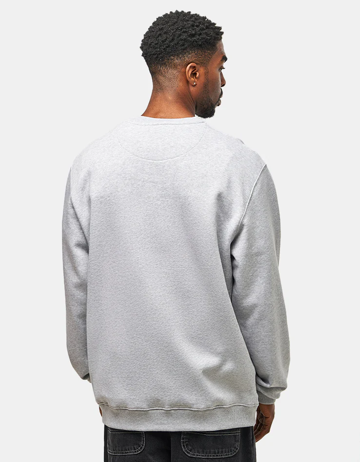 Route One Crawling Tiger Heavyweight Sweatshirt - Heather Grey - Image 2