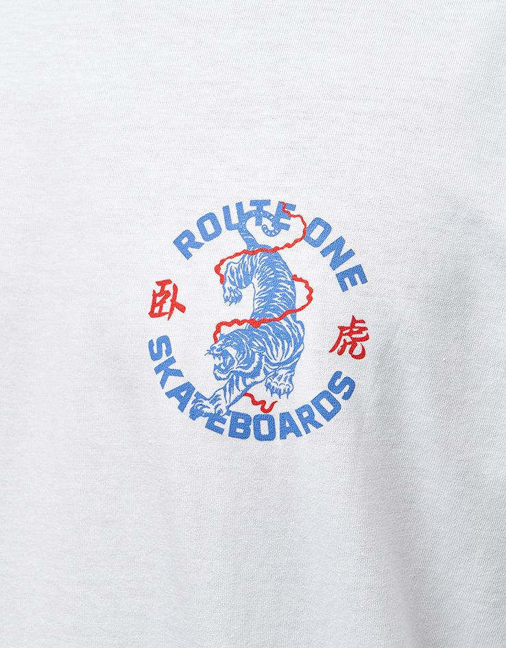 Route One Crawling Tiger Organic T-Shirt - White - Image 4