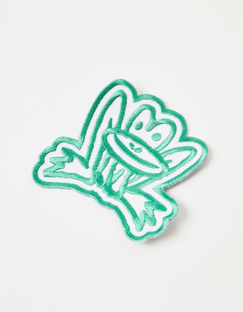 Route One Croak Embroidered Patch - Green - Image 2