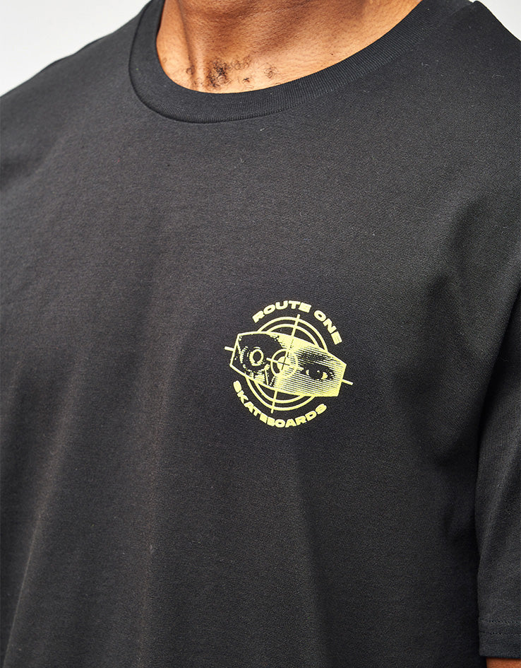 Route One Cyborg Organic T-Shirt - Black - Image 4