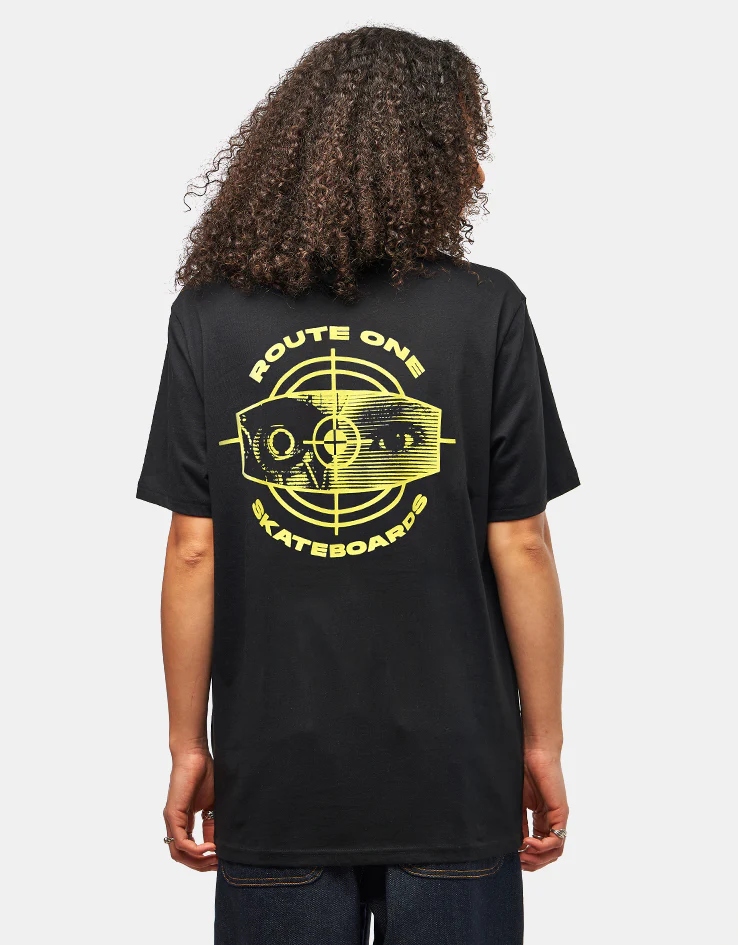 Route One Cyborg Organic T-Shirt - Black - Image 5