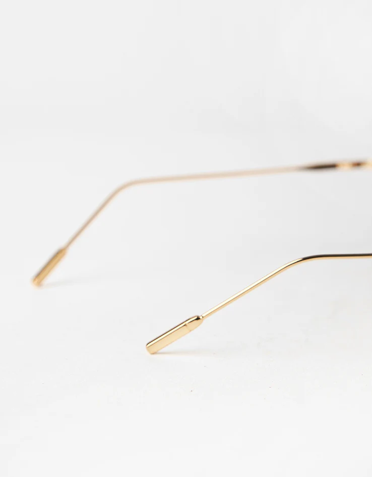 Route One Cyrus Sunglasses - Gold/Silver Lens - Image 7