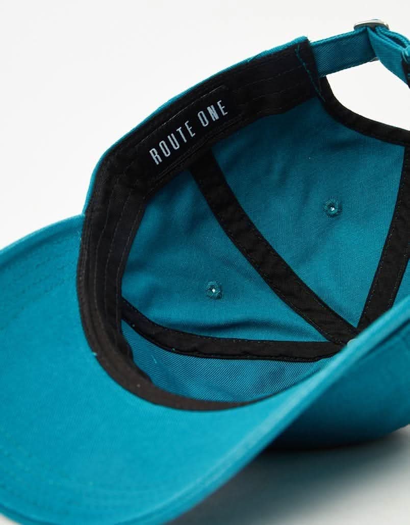 Route One Dad Cap - Teal - Image 4