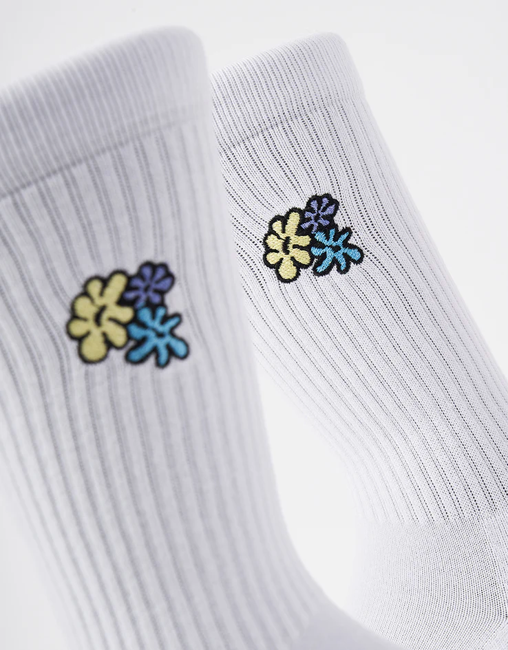 Route One Dayzeez Crew Socks - White - Image 3