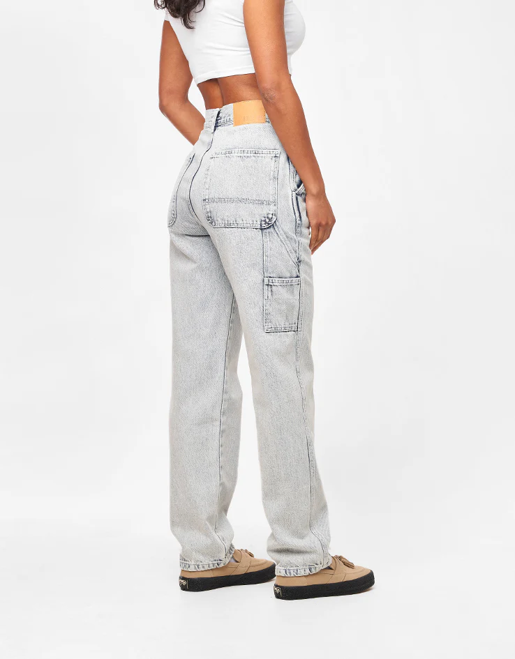 Route One Denim Carpenter Pants - Light Stone Wash - Image 10